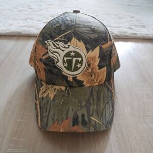 NFL Team Apparel Junior/Mens Camo-Leaf 'Tennessee Titans' Hat~